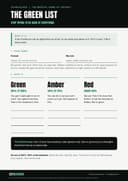 Page 1 of the Green List
